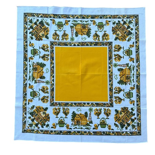 Vintage square tablecloth - vintage,