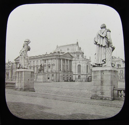 Glass magic lantern - glass, slide