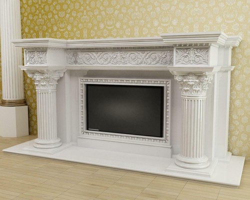 Beautiful carved marble - carved,