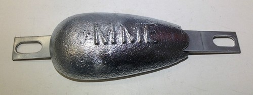 3kg zinc hull anode - 2.3kg,
