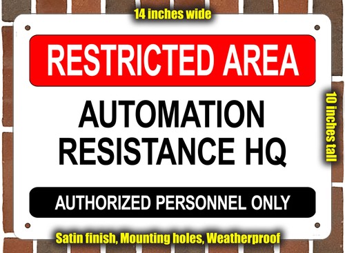 Metal sign automation - metal,