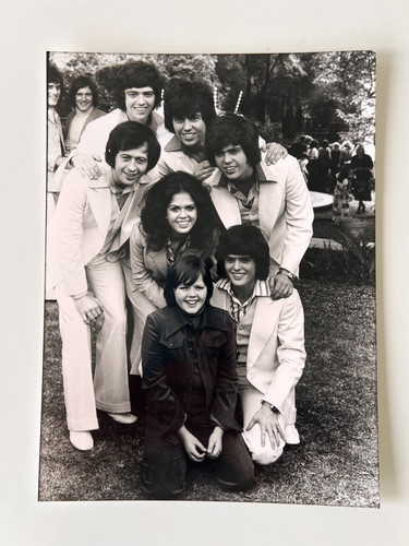The osmonds vintage 5x7 w - osmonds, b/w