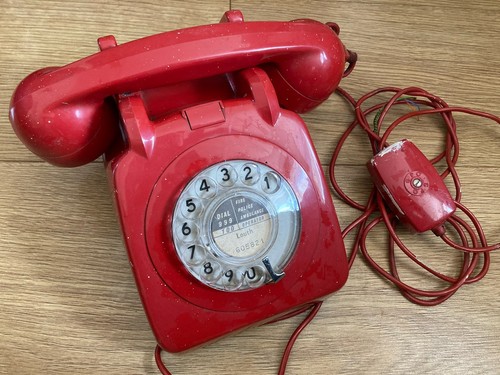 Vintage gpo red rotary - vintage,