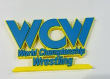 Decorative WWE WWF WCW  Table Logo  Room Sign  Display