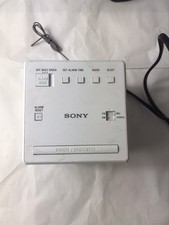 Sony ICF-C1 Cube Clock AM/FM Radio Tuner with Auto Set - White