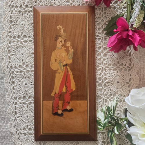 Vintage marquetry wood - marquetry, inlay