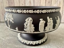 WEDGWOOD WHITE ON BLACK JASPER
