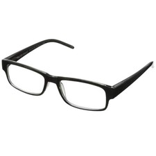 FOSTER GRANT Reading Glasses - SLOAN BLACK - NEW + Case [A241]