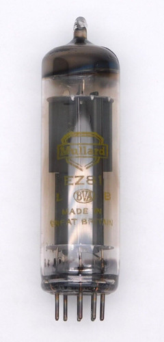 Mullard ez81 6ca4 valve - ez81,
