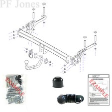 Tow-Trust Towbar for Jaguar XF Saloon 2008-2015 - Swan Neck Tow Bar