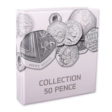 Coin Album Collection Holder Folder SCHULZ Binder 50p London 2012 Storage Book