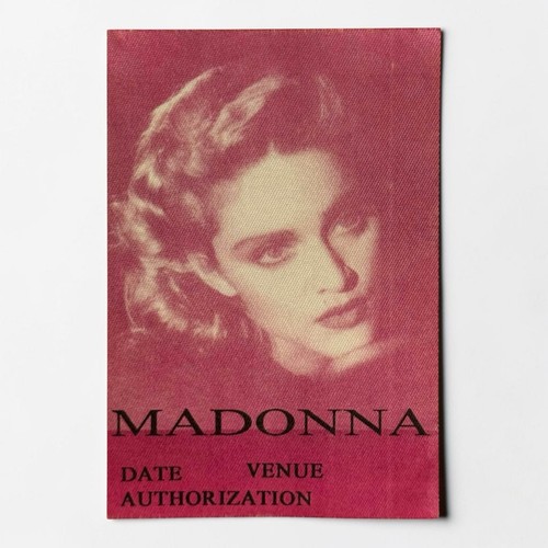 Vintage madonna backstage pass - vintage,