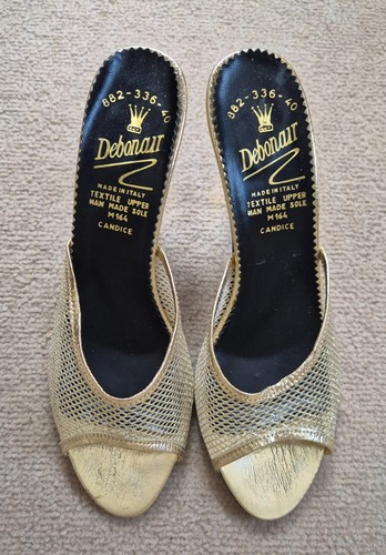 Ladies italian gold sandals - ladies,