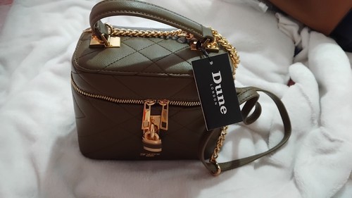 Dune london green quilted faux - dune,
