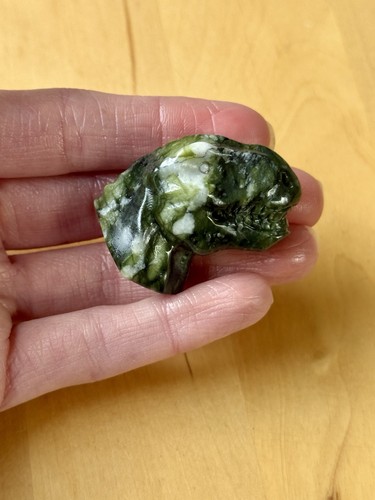Green jade crystal dinosaur - crystal,