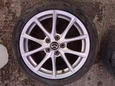 MAZDA MX5 MK3.75 MK3 ALLOY WHEEL 17 INCH 10 SPOKE WITH VERY GOOD AVON ZV7 TYRE