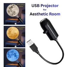 USB Moon Lamp Projector Night