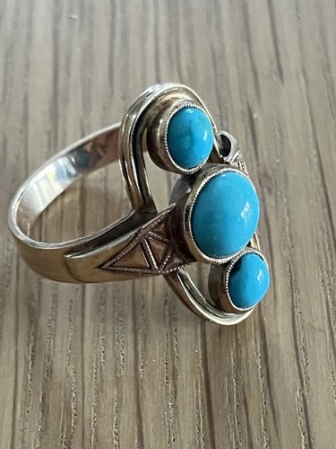 Antique turquoise ct gold - 14,