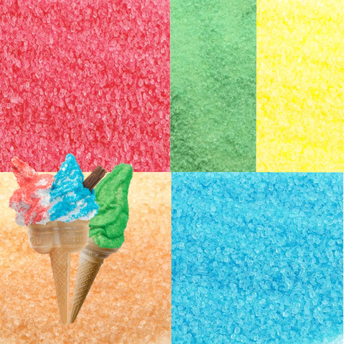 Sherbet crystal ice cream - crystal,