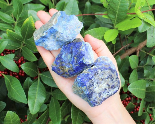 Lapis lazuli rough - 3,
