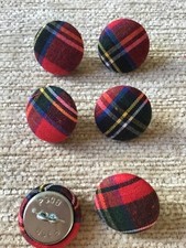 Red Tartan 30L/19mm Cotton