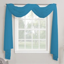 Plain Voile Net Curtain Scarf