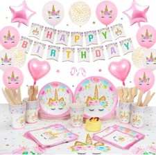 144pc Unicorn Birthday Party