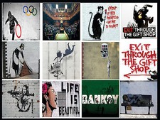 A3 / A4 Size Choice of * BANKSY GRAFFITI STREET ART * Print Wall Decoration  #4