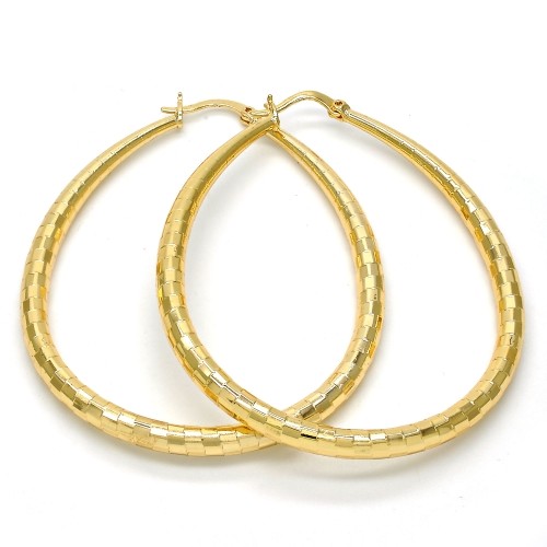 Women large real gold - large, plated