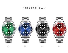 Submariner Watch Men's Watch Men's Watch Fashion Steel Belt Quartz Watch