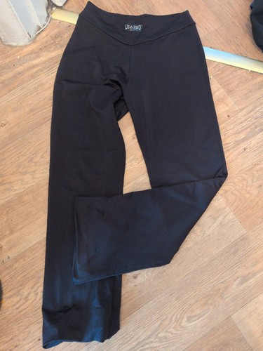 Usa pro large black leggings - black,
