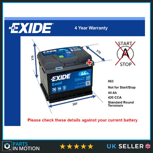 Battery fits rover - fits, 114