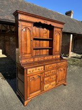 Antique Georgian Country Style Solid Oak Welsh Dresser Brights Of Nettlebed