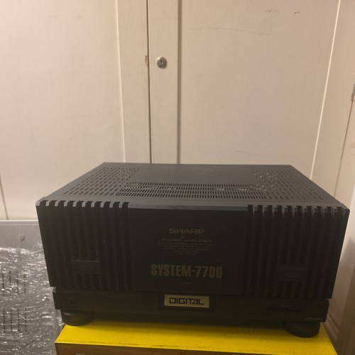 Sharp system 7700 power - sharp, system-7700