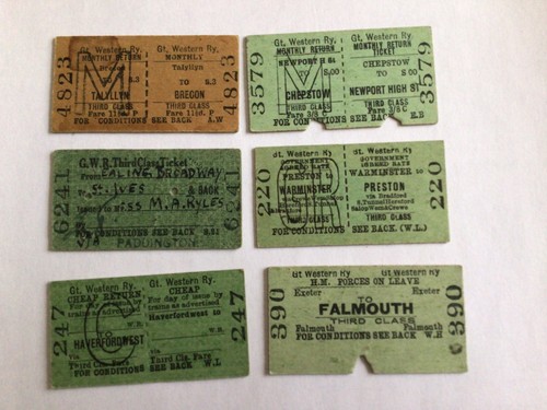 Railwayana tickets - railwayana,