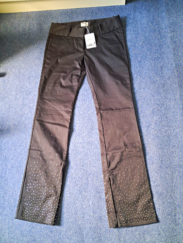 Monki black studded - black,