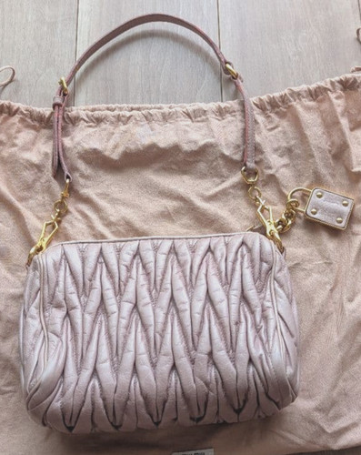 Miu matelasse shoulder - miu,