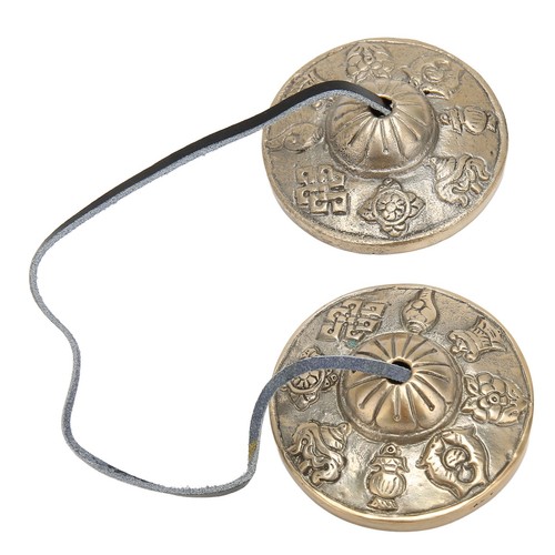 Tibetan cymbals auspicious - tibetan,