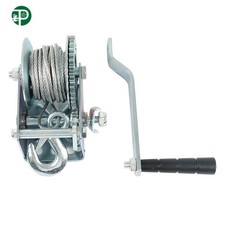 600 lbs Hand Winch Steel Cable