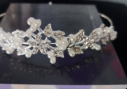 Silver pearl bridal - silver,