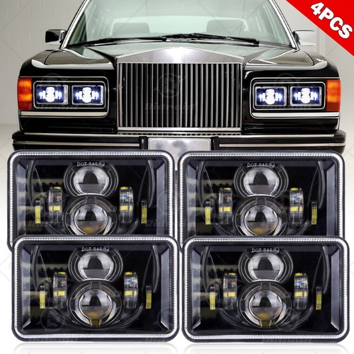 4pcs 4x6 led headlights - led,