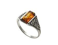 Natural Baltic Amber Sterling
