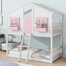 Wood Bed Frame Twin over Twin