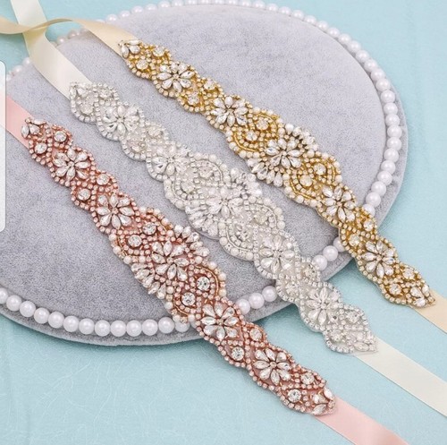 Bridal crystal pearls wedding - crystal,