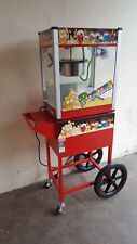 Commercial Electric Popcorn Maker Machine 8 Ounce Pop Corn Party Matching Cart