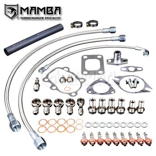 Turbo oil water line - oil,