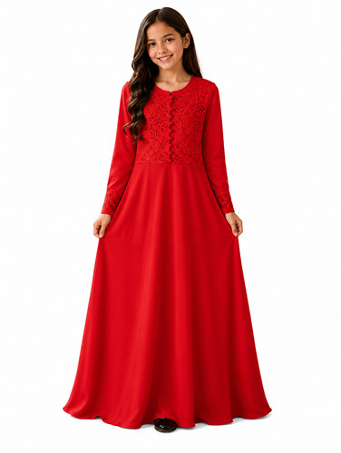 Girls abaya dress for islamic - abaya,