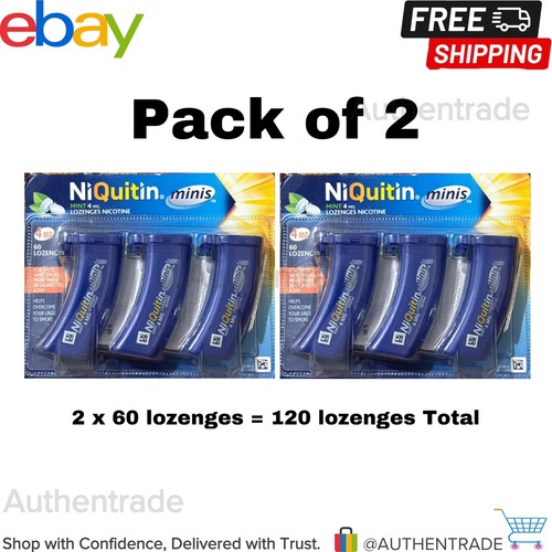 Niquitin minis mint 4mg 60 - 2,