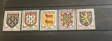 Old French Stamps Shields of