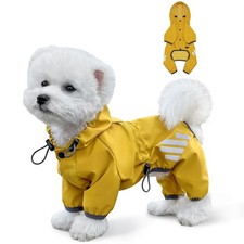 Waterproof dog raincoat with - waterproof,